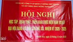 Học tập, quán triệt, triển khai thực hiện Nghị quyết Đại hội Đảng bộ tỉnh Thanh Hóa lần thứ XIX, nhiệm kỳ 2020- 2025.