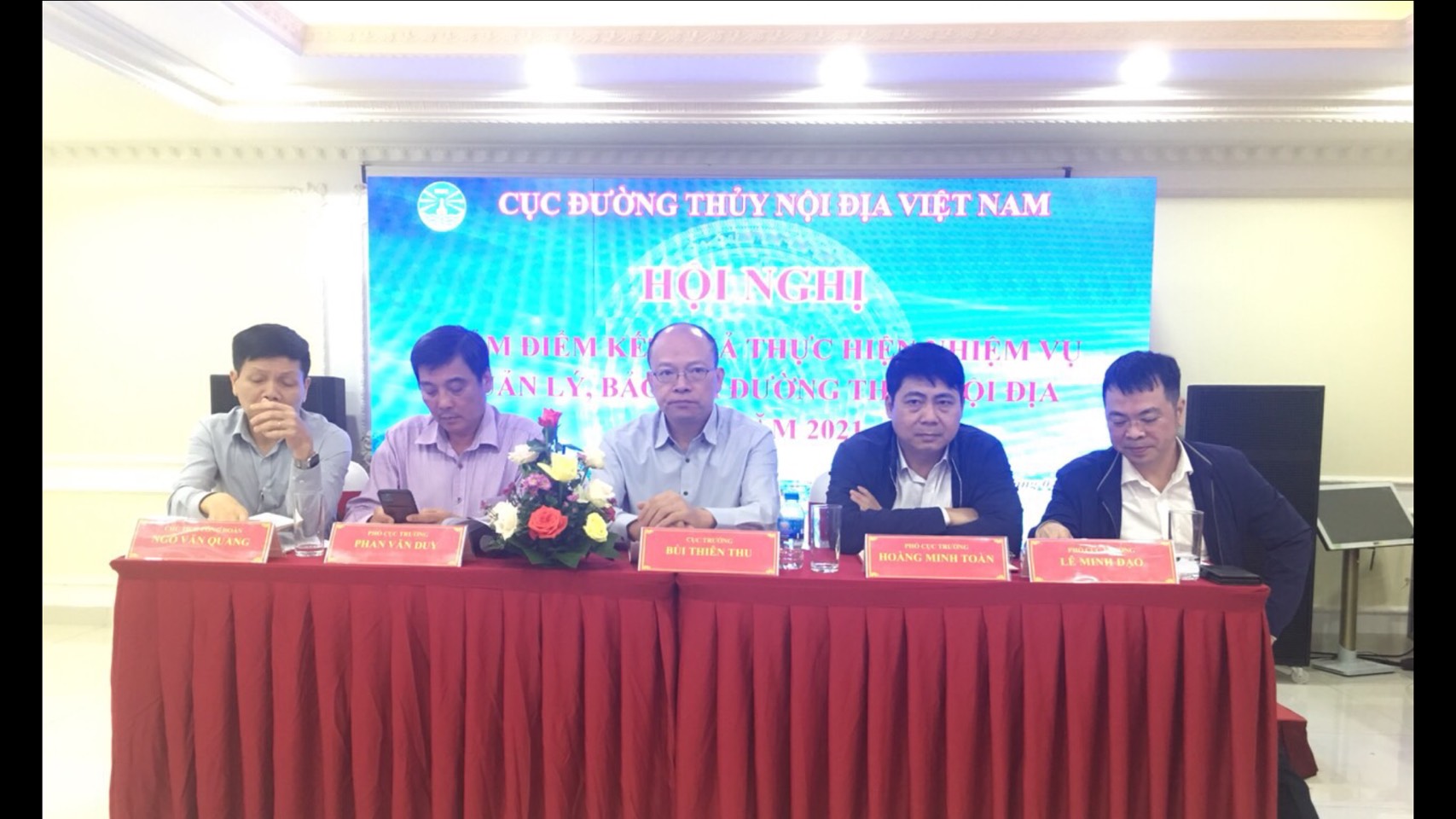 Cục ĐTNĐ Việt Nam tổ chức Hội nghị về công tác quản lý bảo trì đường thủy nội địa quý I năm 2021