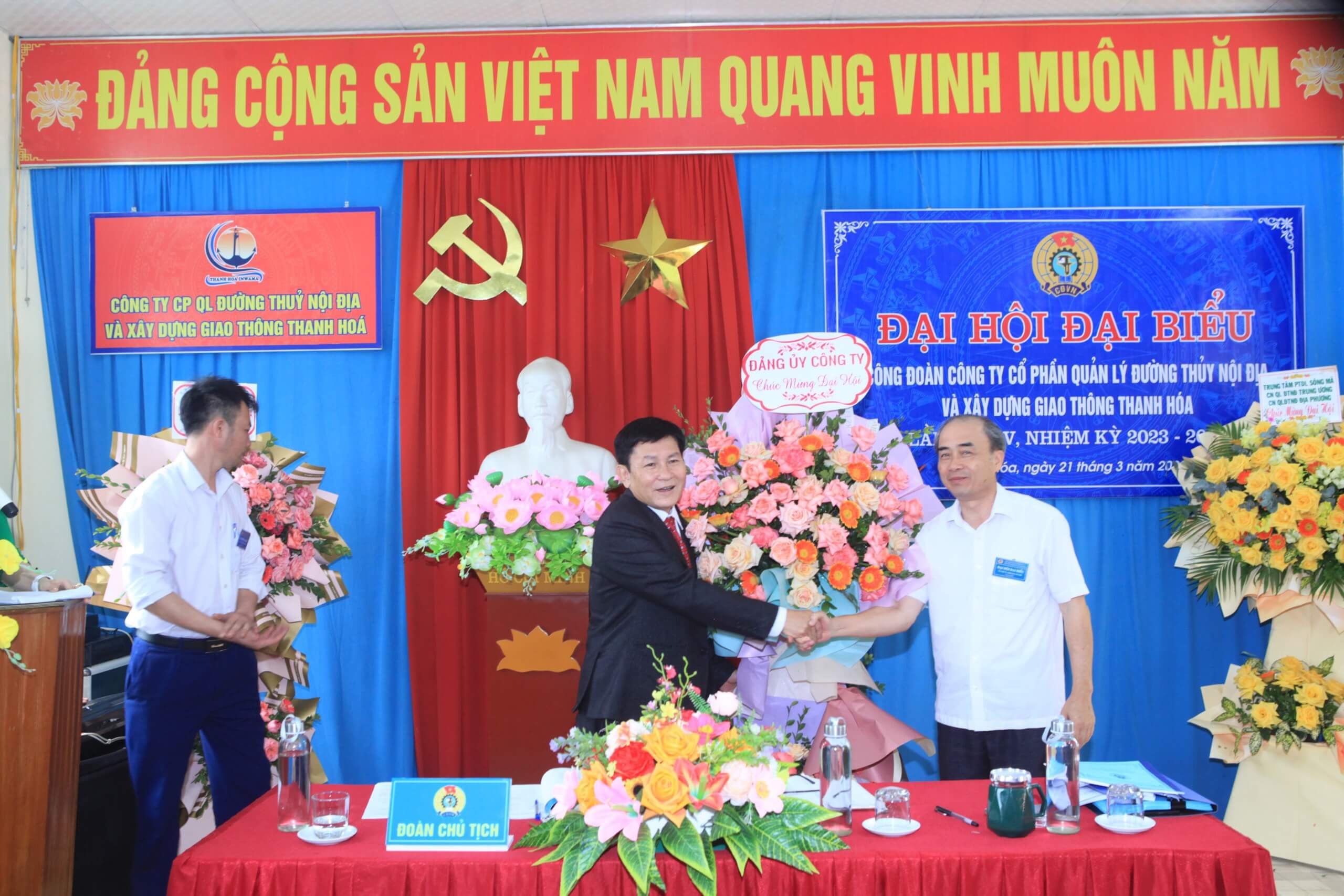 ĐẠI HỘI CÔNG ĐOÀN CÔNG TY CP QUẢN LÝ ĐTNĐ VÀ XDGT THANH HÓA LẦN THỨ IV, NHIỆM KỲ 2023 – 2028