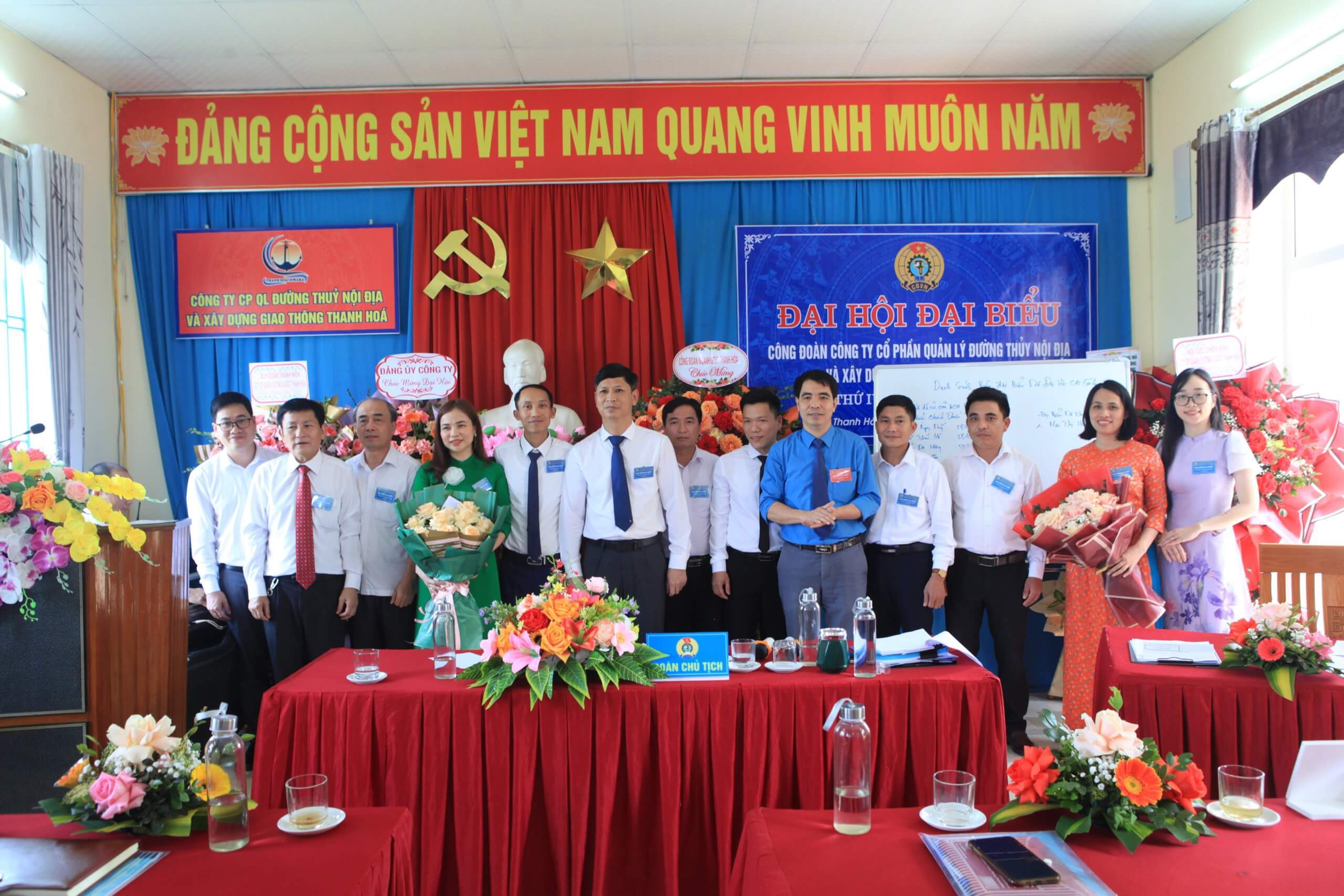 ĐẠI HỘI CÔNG ĐOÀN CÔNG TY CP QUẢN LÝ ĐTNĐ VÀ XDGT THANH HÓA LẦN THỨ IV, NHIỆM KỲ 2023 – 2028