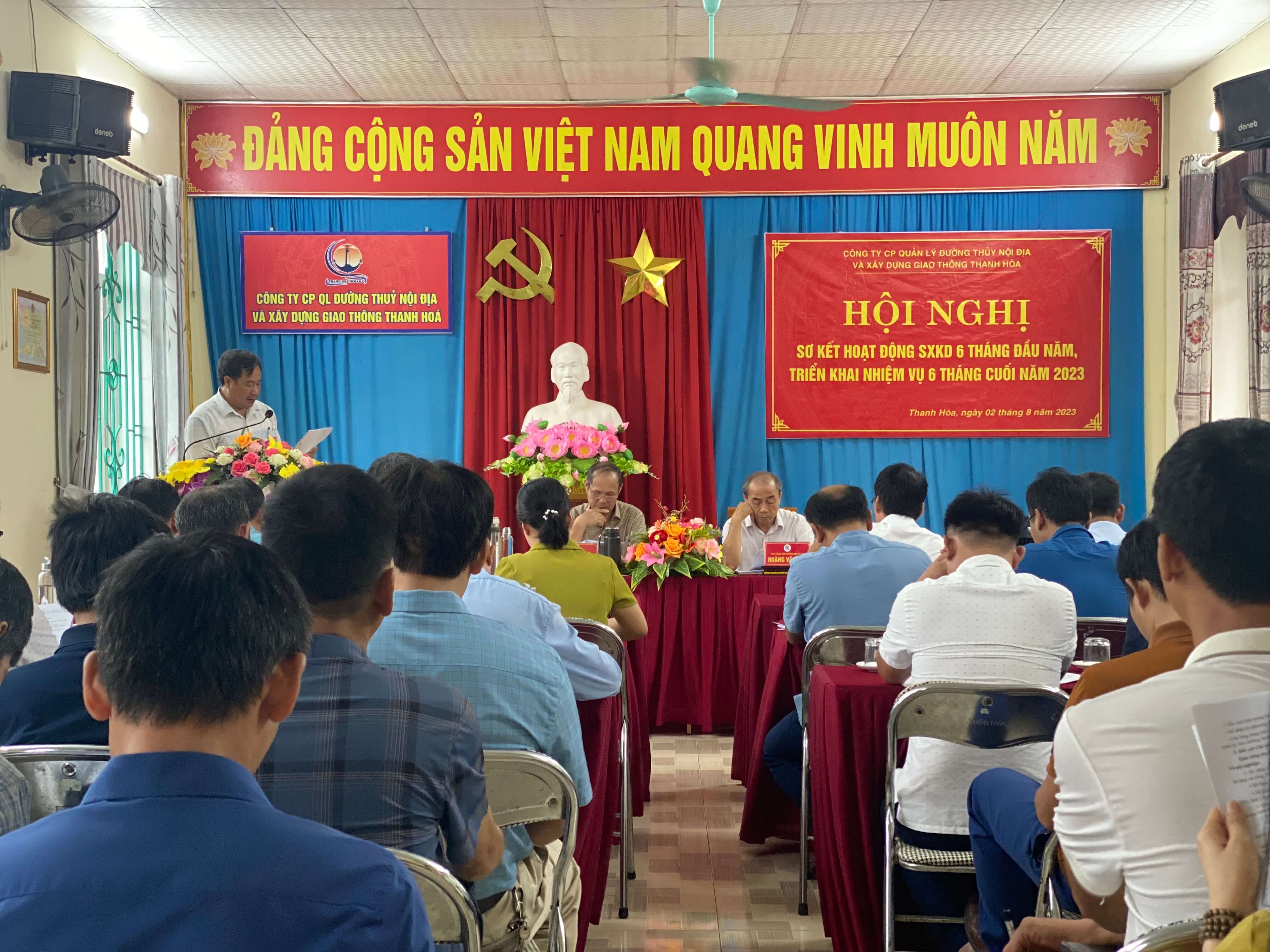 HỘI NGHỊ SƠ KẾT HOẠT ĐỘNG SXKD 6 THÁNG ĐẦU NĂM, TRIỂN KHAI NHIỆM VỤ 6 THÁNG CUỐI NĂM 2023