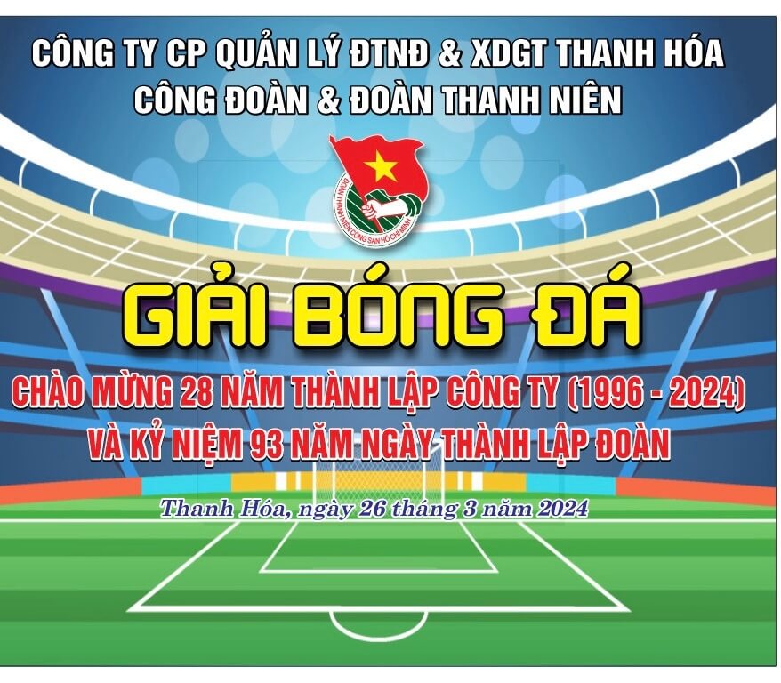 Tổ chức Giải bóng đá giao hữu giữa Công đoàn và Đoàn Thanh niên