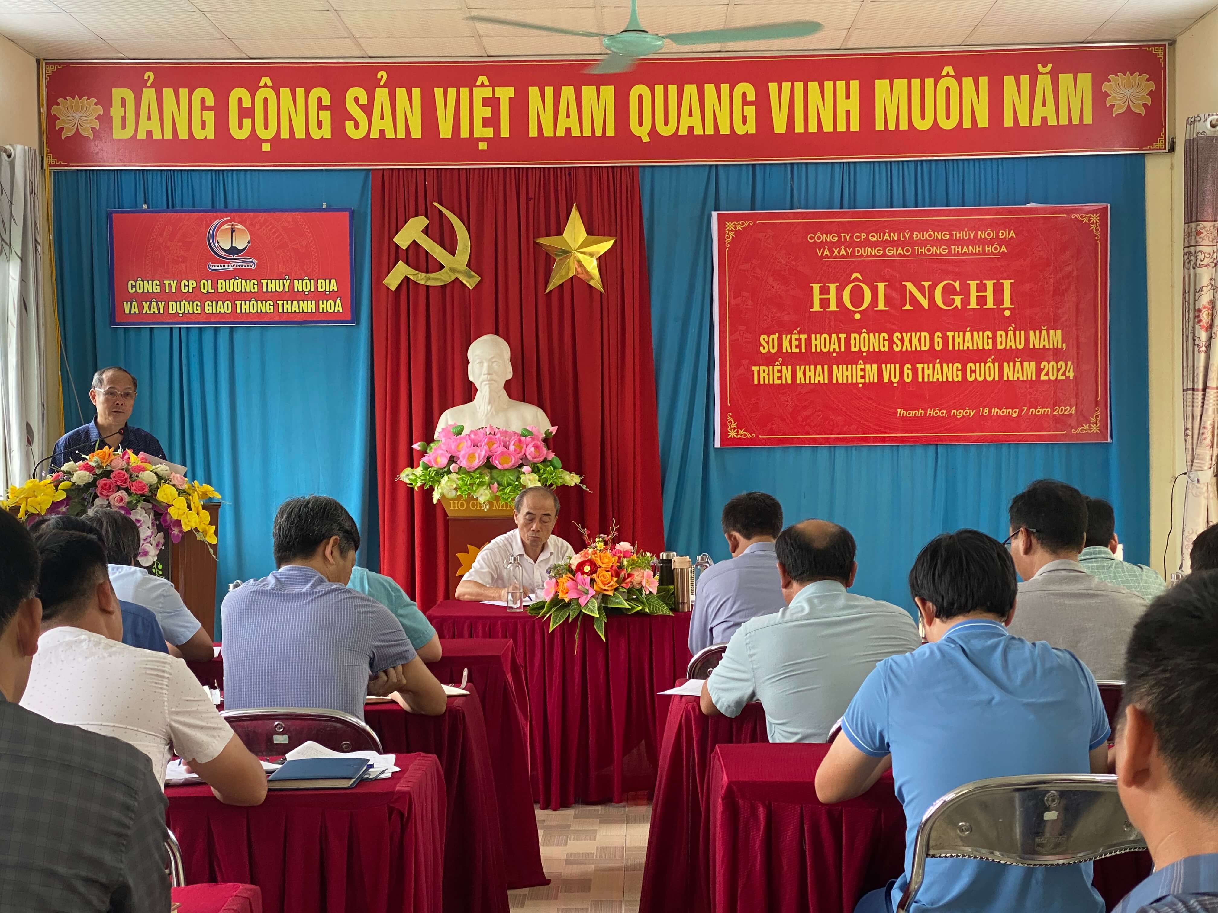 HỘI NGHỊ SƠ KẾT HOẠT ĐỘNG SXKD 6 THÁNG ĐẦU NĂM, TRIỂN KHAI NHIỆM VỤ 6 THÁNG CUỐI NĂM 2024